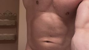 Bodybuilder Shaving, Flexing & Nude – Smooth Muscle Worship