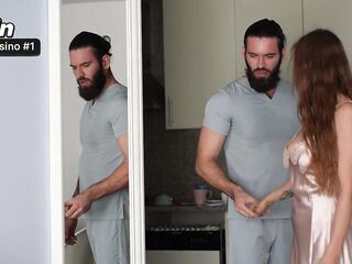 Wife cheated on spouse with masseur. Soaked squirt climax. Facial.