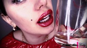 Worship my lipstick marks bitch!