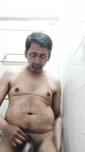 My bathing pissing style in awesome cock