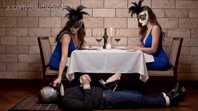 His Two Girlfriends Found Out - Shoe Smelling Cheater Punishment, Foot Domination