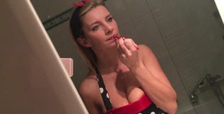 Like when my photographer disturbing me as i prepare pin up set for you guys