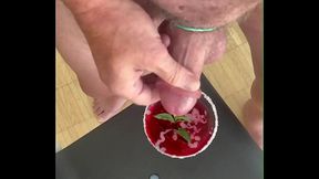 San Bitter mit herrlicher Sahne aus meinem Schwanz