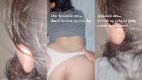 pinay naka-white thong panties patuwad nagpasar*p