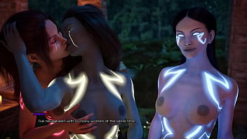 Lust Academy 48 - James is Kissing and fucling Jaina in many positions and gettig blowjob from Frida - Fivesome sex