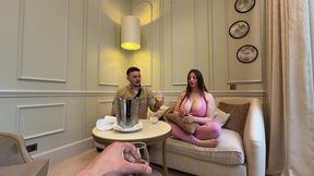 hot threesome with a sexy bbc receptionist and my boyfriend - luna doll