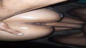 Amateur GF gives BBC a sloppy blowjob while showing off her big ass