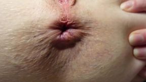 Pussy and Anal Masturbation Closeup