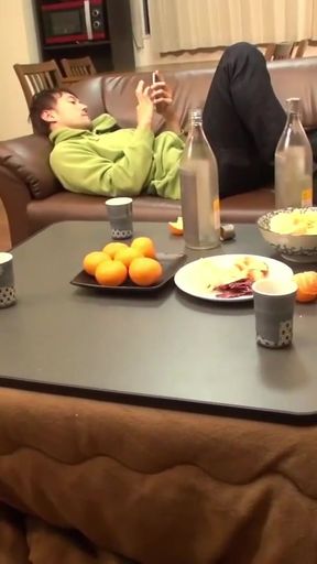 A new discovery that you can see as much of their underwear as you like while they're in the kotatsu! 2   Clip 1