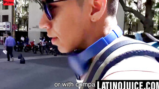 Steamy Latino Stud Spreads Thick Cock, Deepthroat Fierce Cum in POV Lust