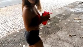 drinking piss in the streets of natal rio grande do norte, brazil