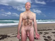 Straight Exhibitiionist's Gay Nude Beach Encounter