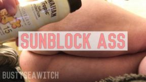 BBW Sunscreen Bottle Ass Fuck