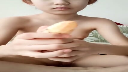 Solo Masturbation by a Japanese woman calling herself 'Carrot Girl'