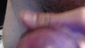 First load of the day-huge cum shot all over my hairy body. Hot milk-lots of jizz-hot ass show too