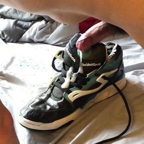 Pumping Cum Into A Friend&#039;s Reebok Pump Sneakers