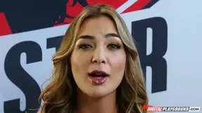 Judges choose the ultimate DP star in live suck and rail battle