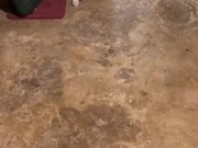 Insane cumshot flys across my floor! (10 feet!)