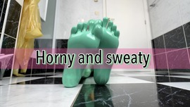 Horny and sweaty