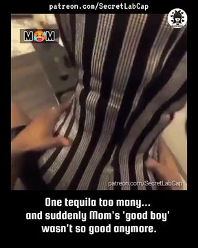Step-mom's hot wife avatar flaunts her ebony curves