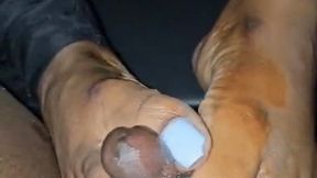 BACKSEAT FOOT JOB FROM YOUR POV BY GODDESSMONAY