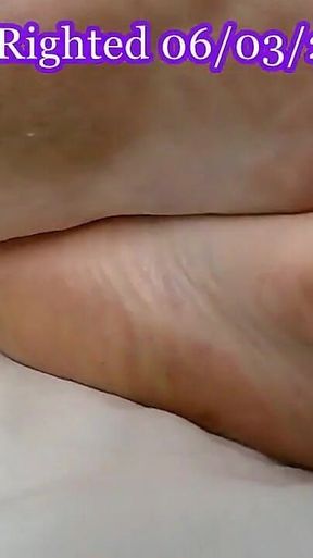 Nurse Vicki Shows off Her Dirty Feet to You as Well as Her Hairy Underarms and