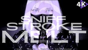 Sniff, Stroke, Melt - 4K - Mesmerizing Aphrodisiac Aroma Causes Loss Of Thought And Function, Echoing Voice, Eye Contact, Holding Breath Play, JOI