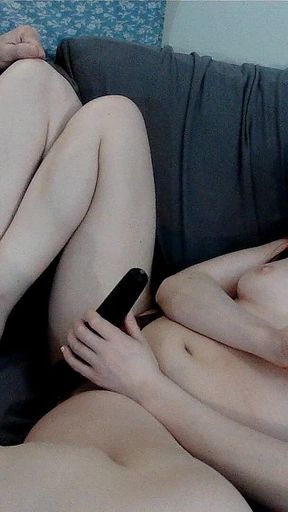 Live Stream Footjob and Handjob with Big Cock and Tiny Teen Feet