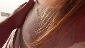 Innocent stunner loses her V-card to older guy on a radio sound backdrop