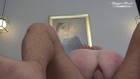 behind the scenes of bbw josephine james gives rimjob before anal