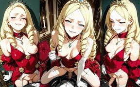 Naughty Blonde Sitting Her Pussy on Hot Cock