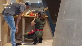 Herramienta de 19cm para el fontanero Creampie anal