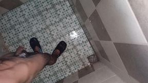 Boy Masturbates and Wipes All the Body Hair on His Parts and Buttocks