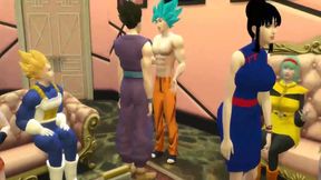 Dragon Ball Porn Epi 18 Hentai Wife Swap Videl and N 18 Fucked like bitches Hot Cheating Mature NTR