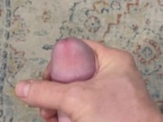 Straight Solo amateur verbal and moaning big cumshot