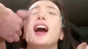 Japanese Bukkake Feast – Creamy Facials and Sticky Sperm-Kissed Lips