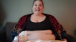 Food Talk Burping and Stuffing with SSBBW Amanda Rose