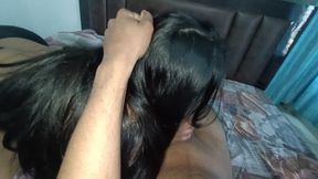 Muslim beautiful girl SANA cheating with her boyfriend in hotel room best blowjob video