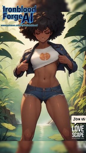 AI Hentai Goddess Stripping
