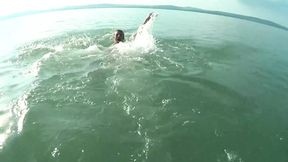 German group sex on a boat with a young hottie