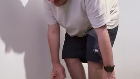 MATT FULL WEIGHT TRAMPLE ON GYM MASTER