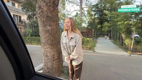 I Found a Girl on Sex-dater and Immediately Fucked Her Right in the Car.