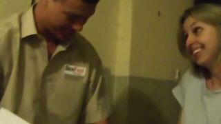 Delivery Day A XXX ssize Fucking Frenzy Awaits 18yo Lust Object