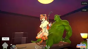 Lynx Takes Control as Tattooed Beauty Rides Hard into Ecstasy