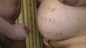 POV: Cheating wife Milky Mari meet her cuckold hubby with a surprise written on her pregnant belly