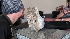 Shoes Cleaning and foot worship