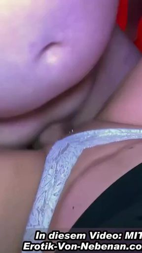 Emotional moment from "German cum party with 2 gangbang sluts"