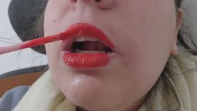Red Lipstick Seduction POV – Slow Application, Teasing Stares and Lip Fetish Roleplay for Lipstick Addicts