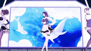 [MMD] Hurly burly Beauty Maid Cutie Dance 4K 60FPS