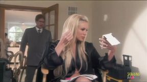 MILF deepthroats and gets her big ass plowed on camera